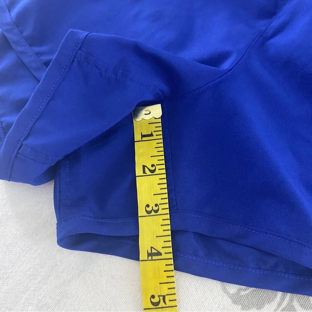 Brooks Running Shorts‎ Womens Large Blue Lined Lightweight Athletic